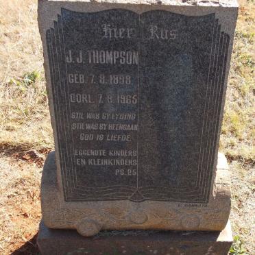 THOMPSON J.J. 1898-1965
