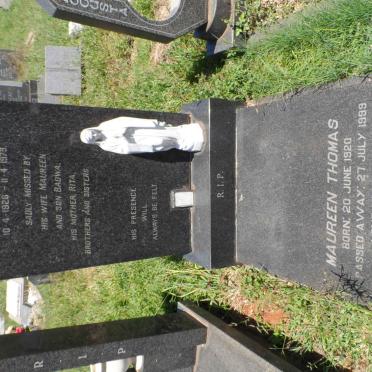 THOMAS Johnny 1926-1979 &amp; Maureen 1920-1999