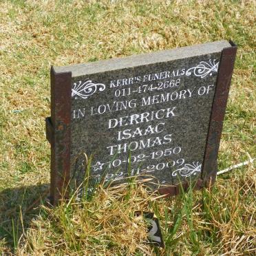 THOMAS Derrick Isaac 1950-2009