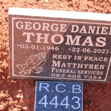 THOMAS George Daniel 1946-2021