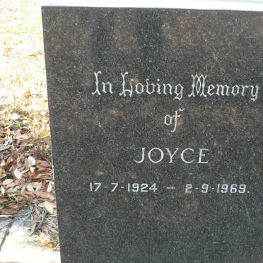 THEUNISSEN Joyce 1924-1969