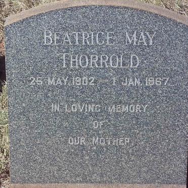 THORROLD Beatrice May 1902-1967