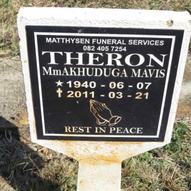 THERON Akhuduga Mavis 1940-2011