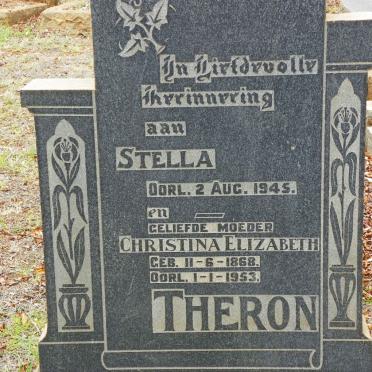 THERON Christina Elizabeth 1868-1953 :: THERON Stella -1945