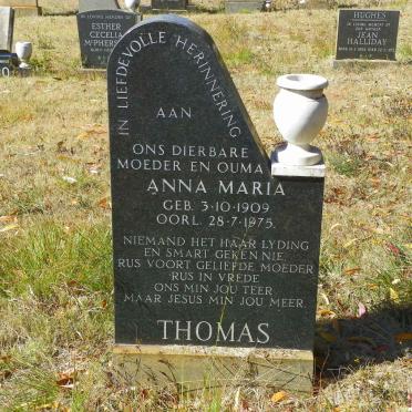 THOMAS Anna Maria 1909-1975