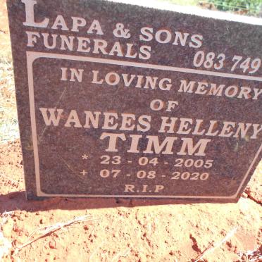TIMM Wanees Helleny 2005-2020