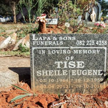 TISE Eugene 1959-2016 &amp; Sheile 1964-2013