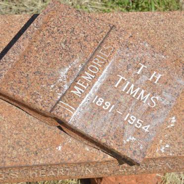 TIMMS T.H. 1891-1954