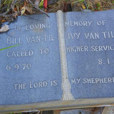 TIL Bill, van -1970 &amp; Ivy -1971
