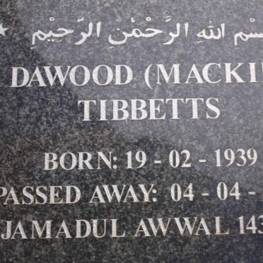 TIBBETS Dawood 1939-2012