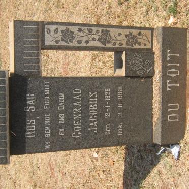 TOIT Coenraad Jacobus, du 1929-1968