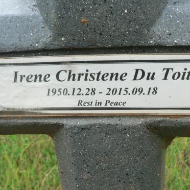 TOIT Irene Christene, du 1950-2015