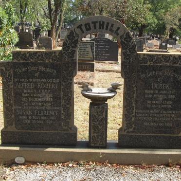 TOTHILL Alfred Robert 1892-1955 &amp; Susan Florence 1910-1980 :: TOTHILL Derek 1920-1955