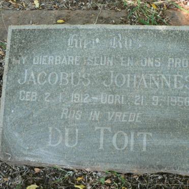TOIT Jacobus Johannes, du 1912-1958
