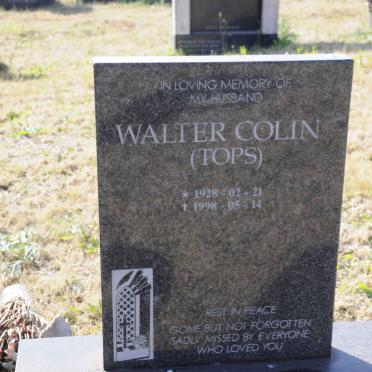 TONES Walter Colin 1928-1998