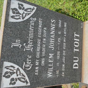 TOIT Willem Johannes, du 1936-1982
