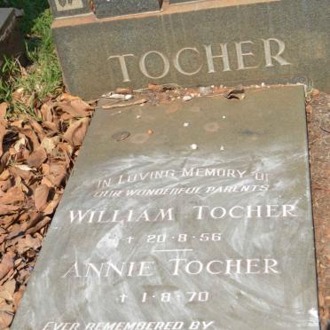 TOCHER William MacKenzie -1956 &amp; Annie -1970