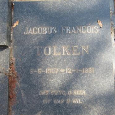 TOLKEN Jacobus Francois 1907-1961