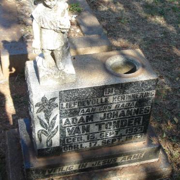 TONDER Adam Johannes, van 1953-1953