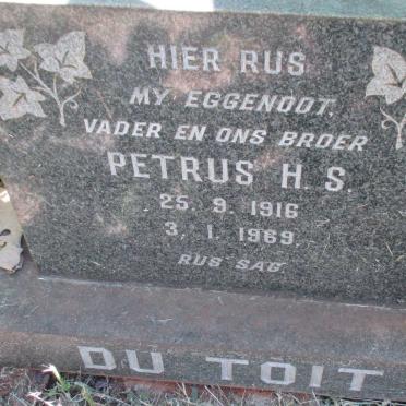 TOIT Petrus H.S., du 1916-1969