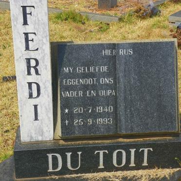 TOIT Ferdi, du 1940-1993