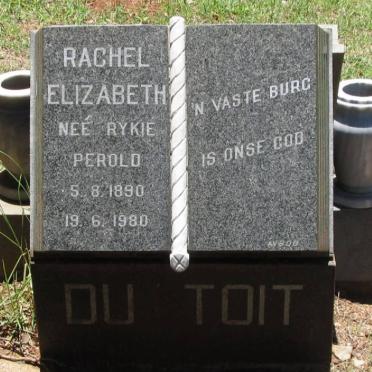 TOIT Rachel Elizabeth, du  nee PEROLD 1890-1980