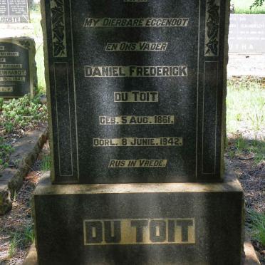 TOIT Daniel Frederick, du 1861-1942