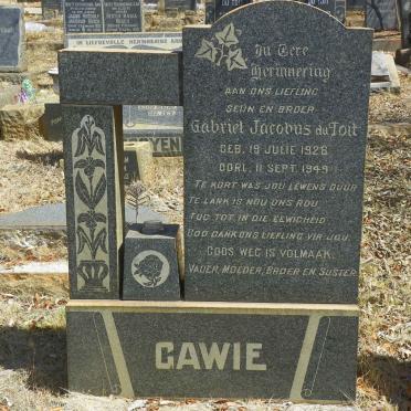 TOIT Gabriel Jacobus, du 1928-1949