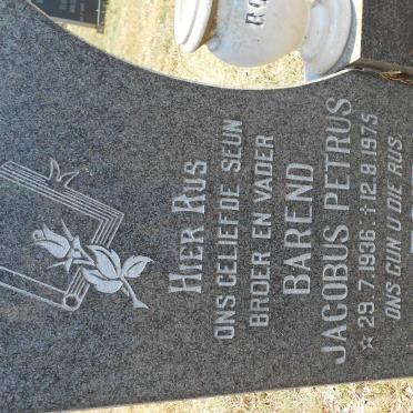 TOIT Barend Jacobus Petrus, du 1936-1975
