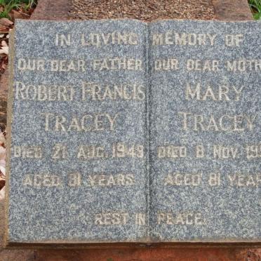 TRACEY Robert Francis -1949 &amp; Mary -1950