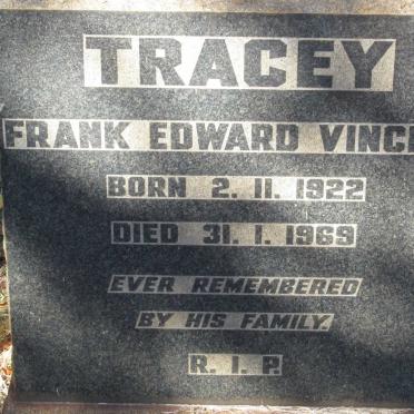 TRACEY Frank Edward Vincent 1922-1969