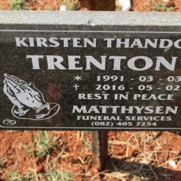 TRENTON Kirsten Thando 1991-2016