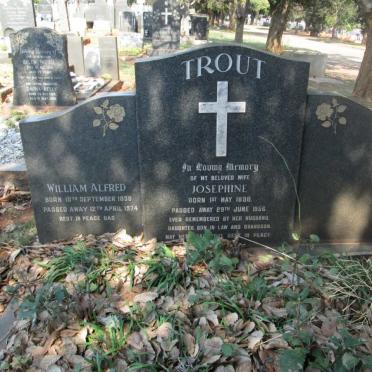 TROUT William Alfred 1898-1974 &amp; Josephine 1898-1956