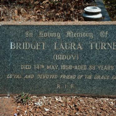 TURNER Bridget Laura -1958
