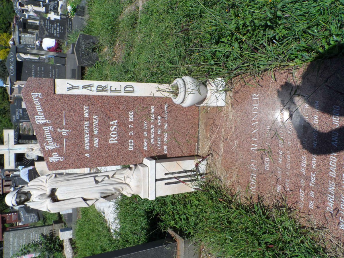 YARED Robert Alexander -1998 &amp; Rosa -1980