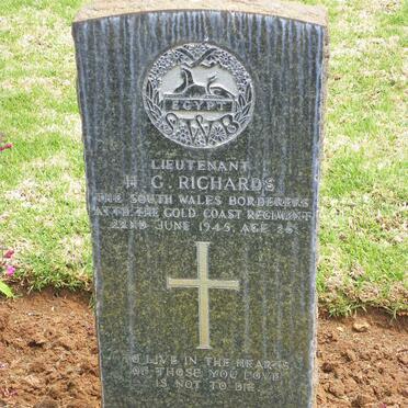 RICHARDS H.G. -1945