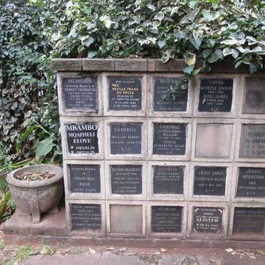 FELDHUSEN - MBAMBO - MILES - MOLLOY - DU PREEZ - CAMPBELL - BRADLEY - MUSGROVE - ZUIDMEER - NGUBANE - TIPPER - BLACK -  RATANJEE - NEALE-  BLANDFORD -  SECRETAN - KATY