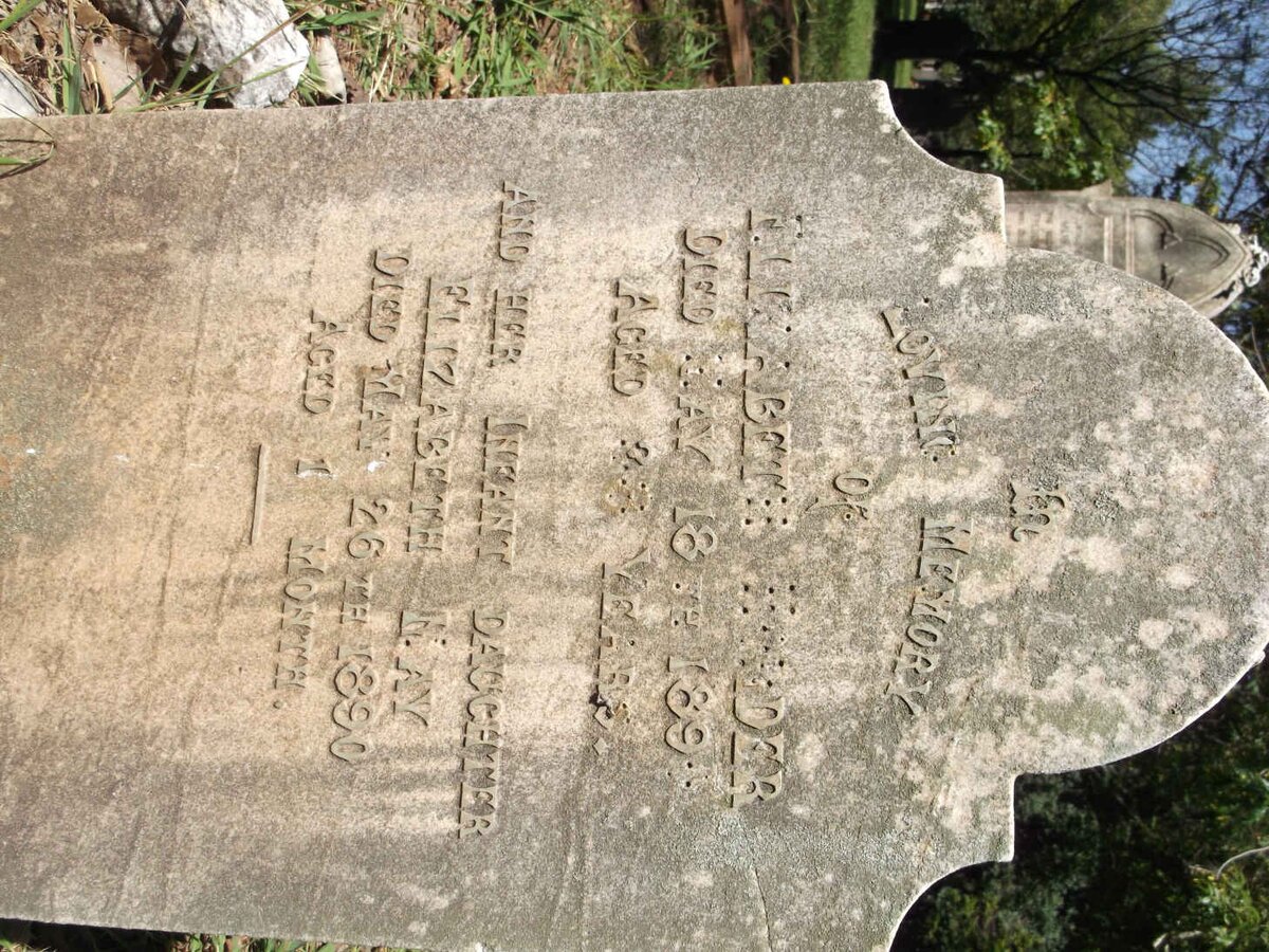 ?DER Elizabeth -1890 :: ?DER Elizabeth May -1890