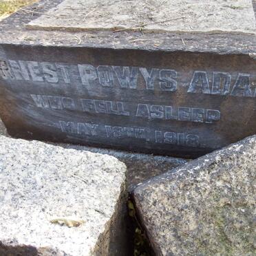 ADAMS Ernest Powys -1918
