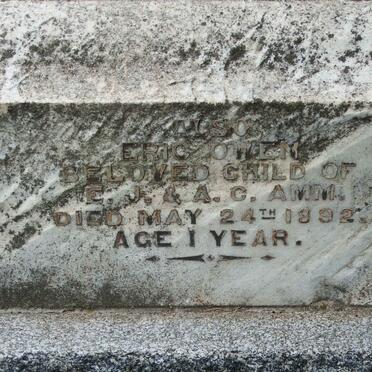 AMM Philip -1913 & Elizabeth F. -1894 :: AMM Henry Hollett -1914 :: AMM Owen Eric -1892