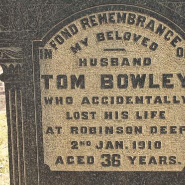 BOWLEY Tom -1910
