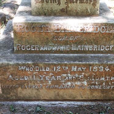 BAINBRIDGE Roger -1894