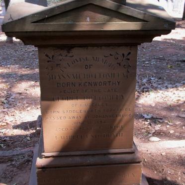 BOTTOMLEY Hannah nee KENWORTHY -1894