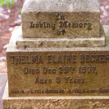 BECKER Thelma Elaine -1907