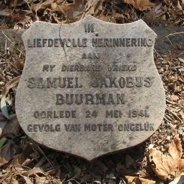 BUURMAN Samuel Jakobus -1941