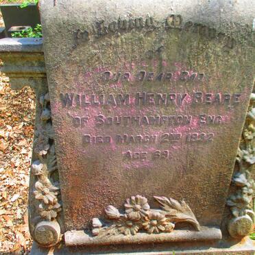 BEARE William Henry -1932