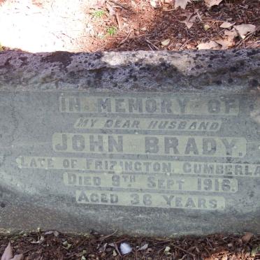 BRADY John -1916