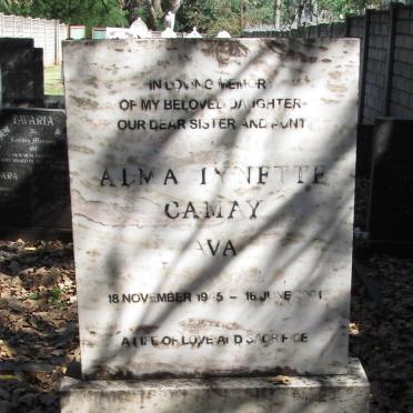 CAMAY Alma Lynette 1945-2001