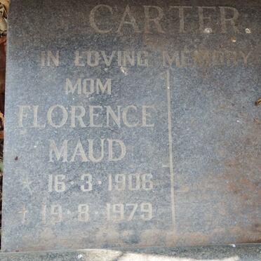 CARTER Florence Maud 1906-1979