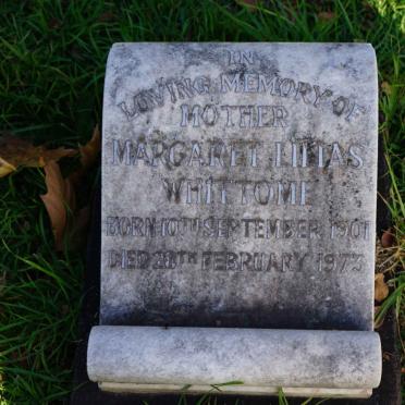WHITTOME Margaret Lillias 1901-1973